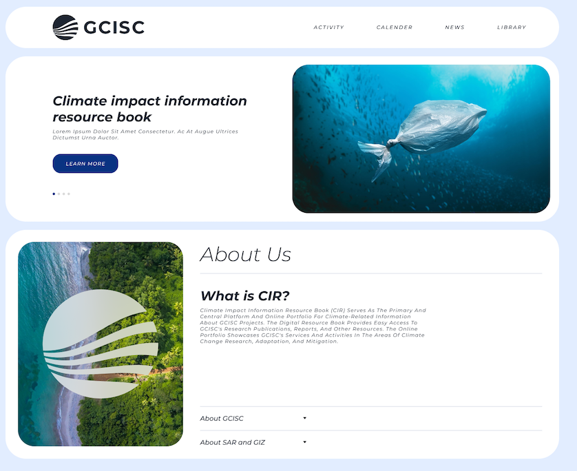 Climate Information Resource Portal Development